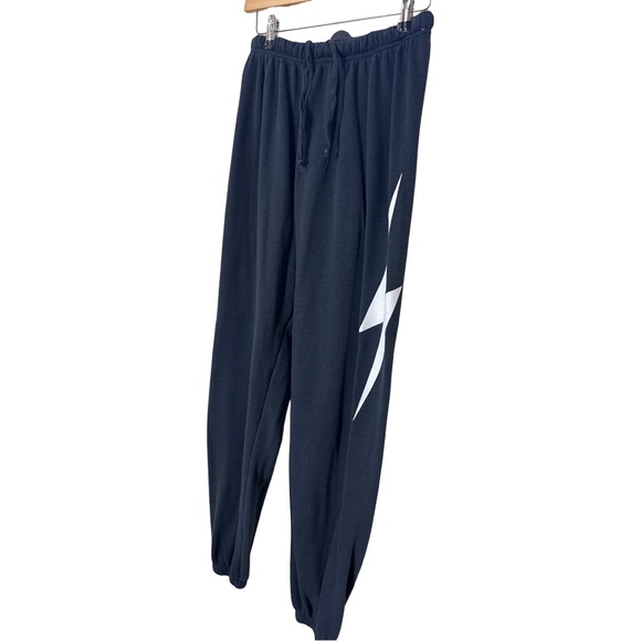 Aviator Nation Charcoal/blue Jogger with White Bolt Size Extra Large - Picture 4 of 7